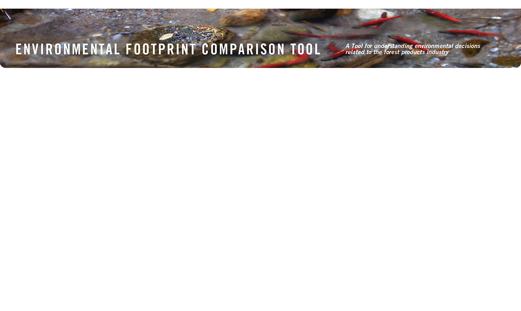 EFCT: Environmental Footprint Comparison Tool.  A tool for understanding environmental decisions related to the forest products industry.  BOD/COD/TSS.