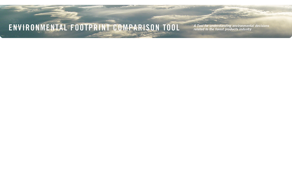 EFCT: Environmental Footprint Comparison Tool.  A tool for understanding environmental decisions related to the forest products industry.  Greenhouse Gases.