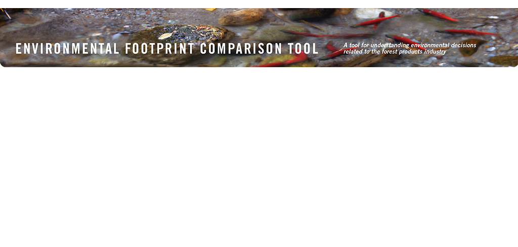 EFCT: Environmental Footprint Comparison Tool.  A tool for understanding environmental decisions related to the forest products industry.  BOD/COD/TSS.