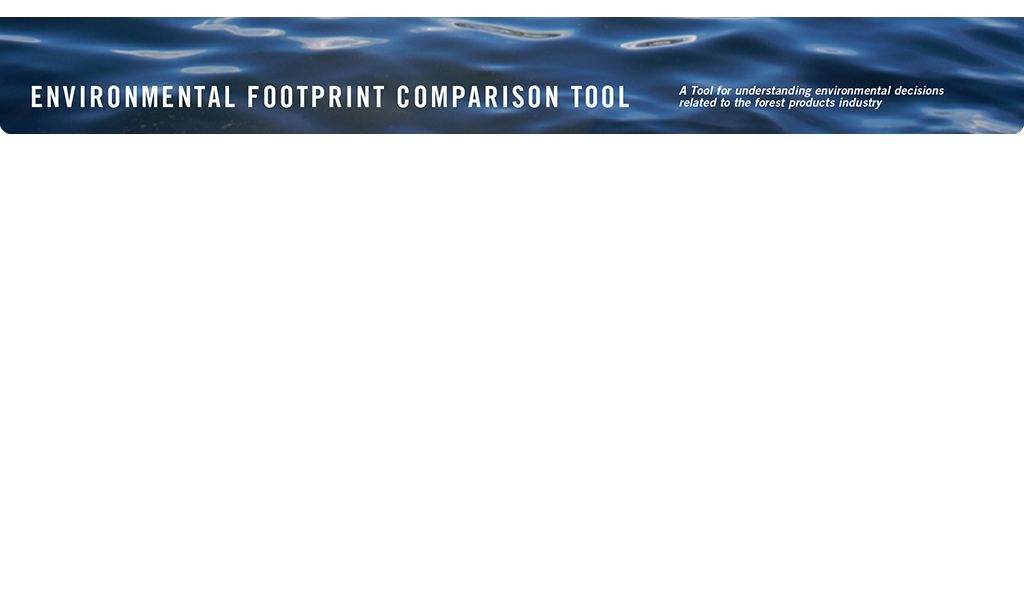 EFCT: Environmental Footprint Comparison Tool.  A tool for understanding environmental decisions related to the forest products industry.  Water.